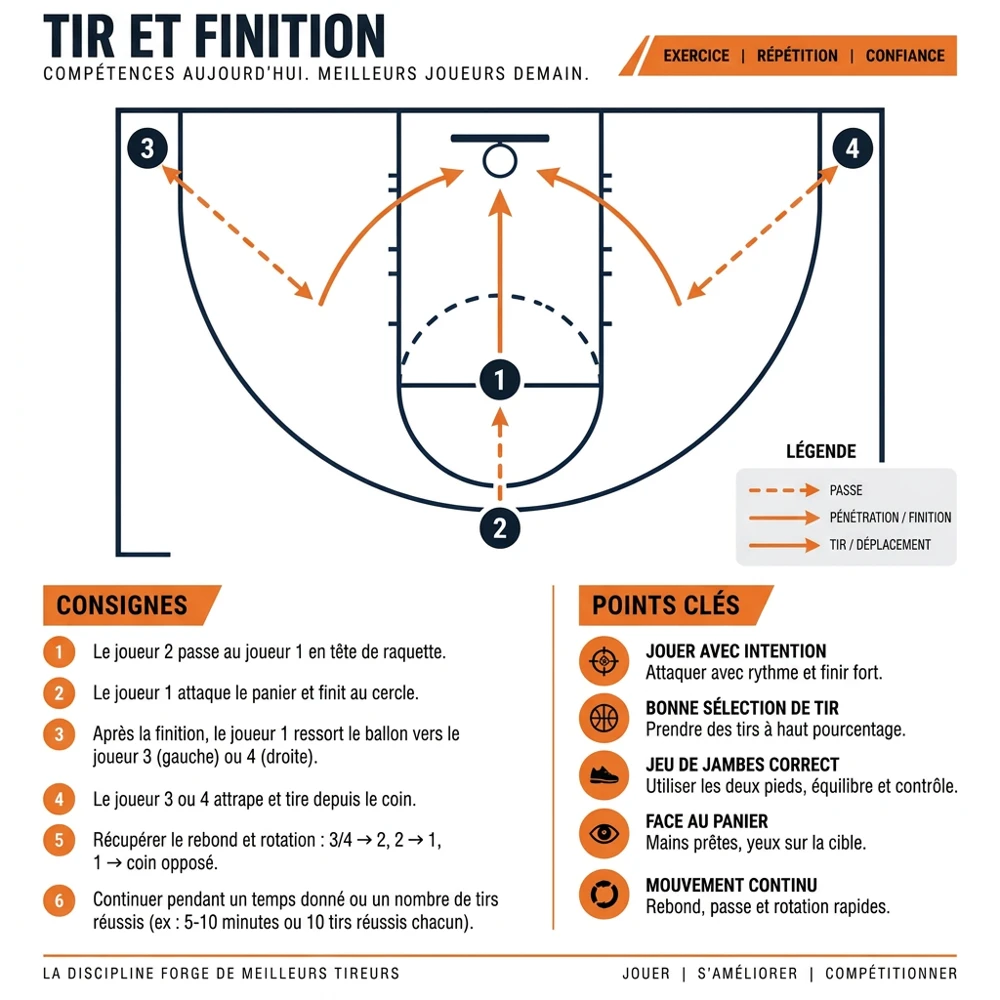 Tir et finition
