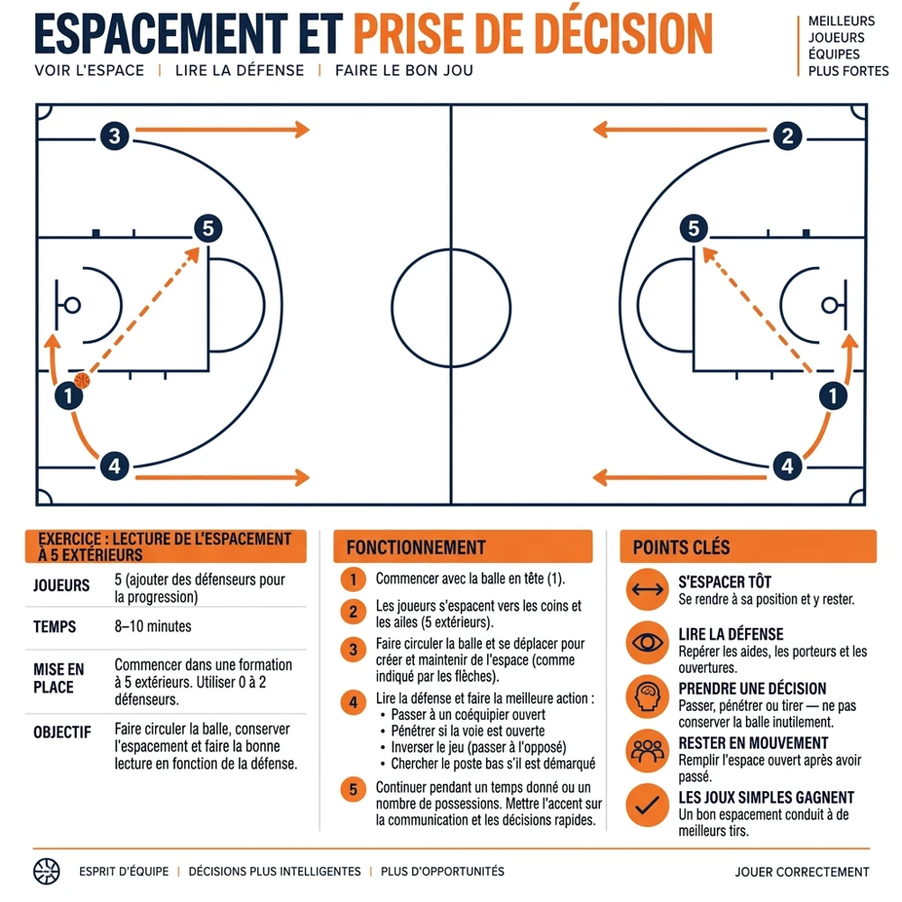 Espacement et prise de décision